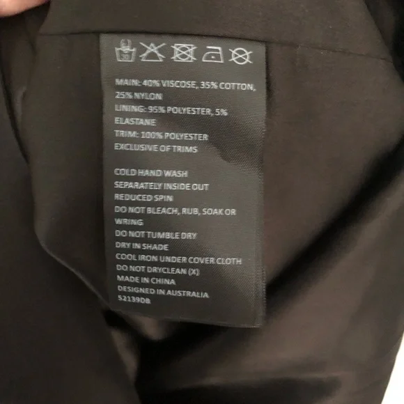 BARDOT Fiona Sleeveless Lace Midi Sheath Dress With Trumpet Hem Size XS - Picture 10 of 10